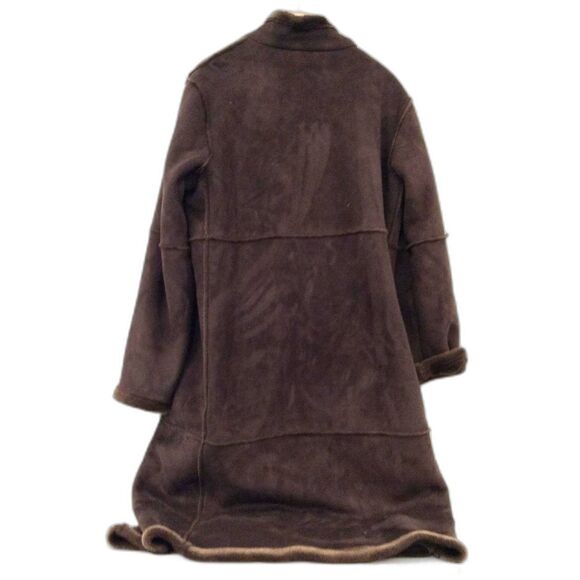 Centigrade Outerwear Brown Faux Suede Vintage Penny Lane Style  Coat - Picture 4 of 8